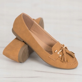 Nio Nio Elegáns cipők rojtokkal barna 1