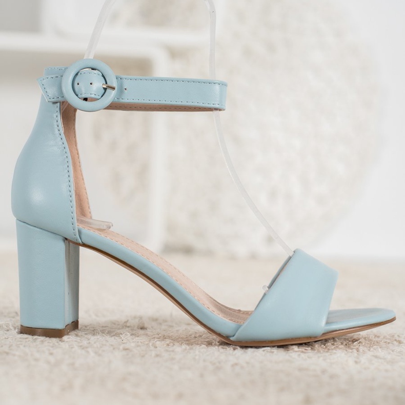 Evento Klasszikus magas sarkú szandál kék 2