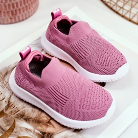 Apawwa Sportos gyermekcipők Slip-On Pink Eltros rózsaszín 2