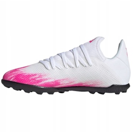 Adidas X 19.3 Tf Jr EG7174 futballcipő sokszínű fehér 2