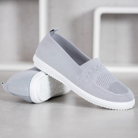 Via Giulia  Szürke Slipons 1 Via Giulia  Szürke Slipons 1