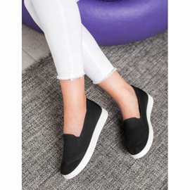 Via Giulia  Slipons a platformon fekete 2