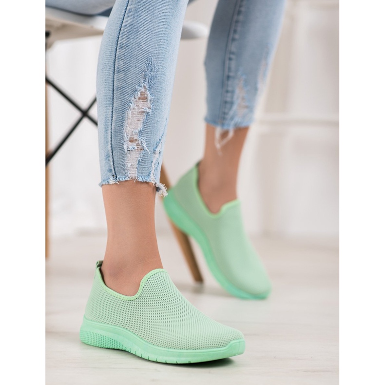 Super Mode Csúsztatható sportcipő zöld 1