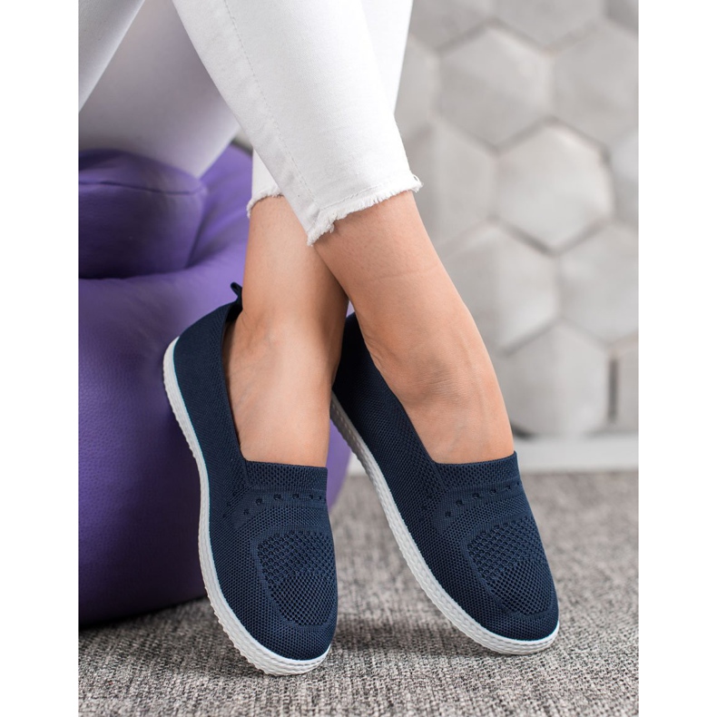 Via Giulia  Navy blue Slipons kék 1