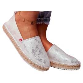 Big Star Nagy csillag espadrilles 274A514 ezüst szürke 2