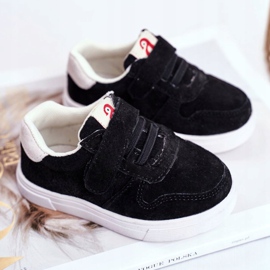 Apawwa Gyerekcipők Suede Velcro Black Trelmo ['fekete'] fekete 2