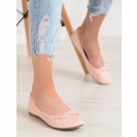 Diamantique Alkalmi velúr balerinák sokszínű rózsaszín 1