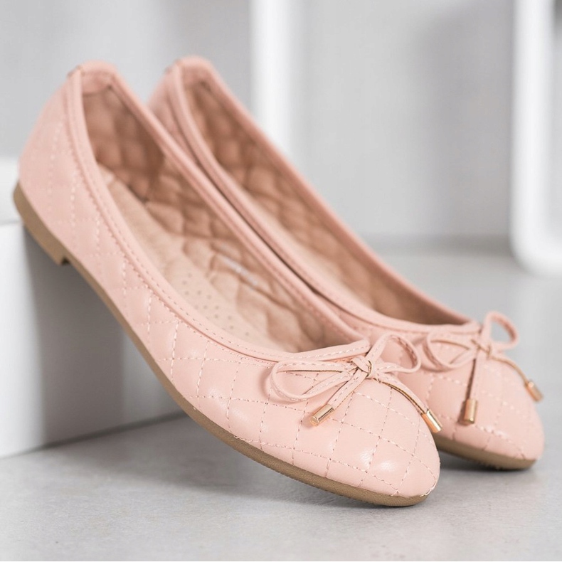 Diamantique Steppelt balerinák sokszínű rózsaszín 1