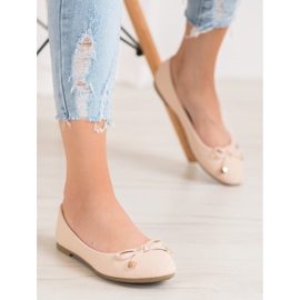 Diamantique Klasszikus bézs balerinák barna sokszínű 2