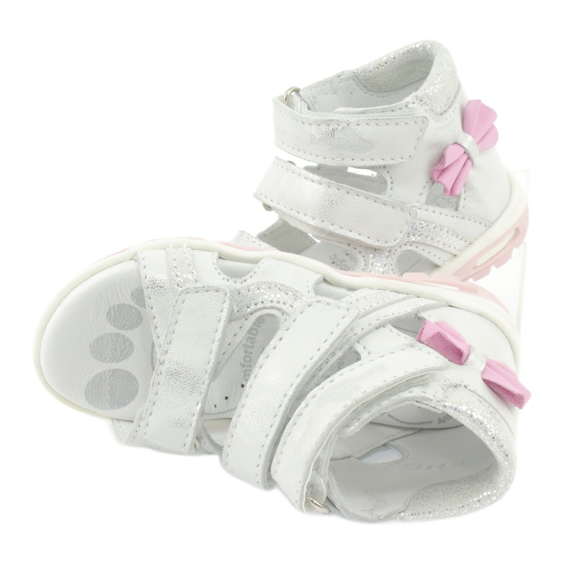 Ren But Ren Shoe szandál íj 1489 fehér ezüsttel ellátott Ren, de 1