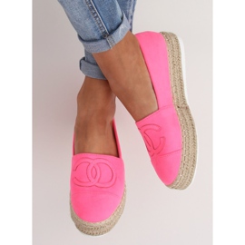 Neon női espadrilles T341P Fluorescent Pink rózsaszín 1 Neon női espadrilles T341P Fluorescent Pink rózsaszín 1