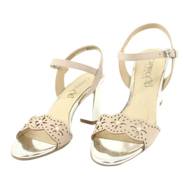 Caprice szandál női cipő 28303 sokszínű rózsaszín 2