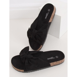 Fekete parafa papucs G-580 Fekete 1