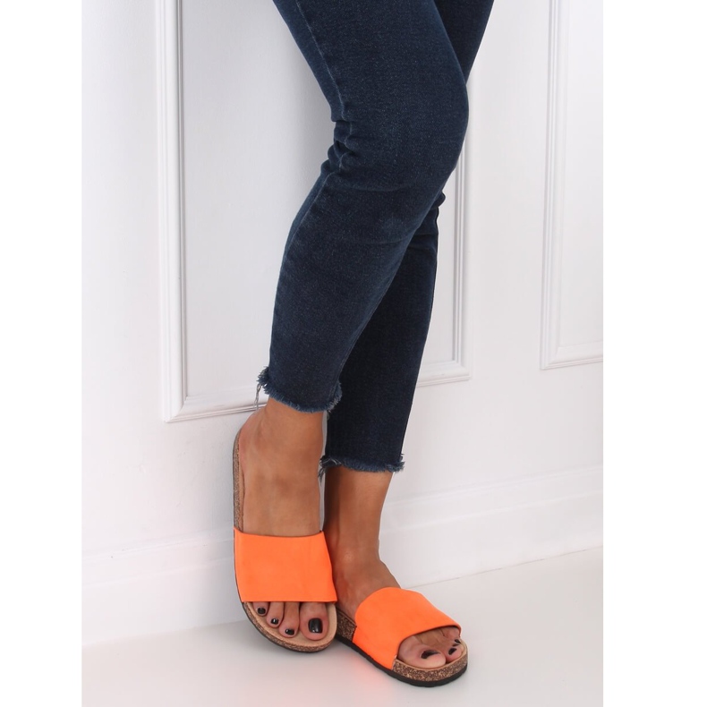 Narancssárga G-572 Narancssárga parafa talpú papucs 1