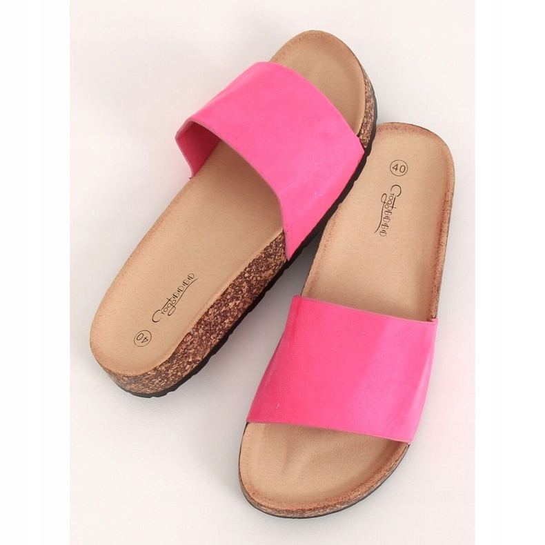 Rózsaszín G-572 Fuscha parafa talppapucs 1 Rózsaszín G-572 Fuscha parafa talppapucs 1