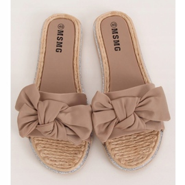 Női bézs színű WS9020 Light Camel papucs 1