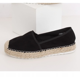 Fekete női espadrilles JH90P Black 1