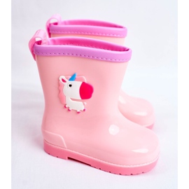 Gyermek gumicsizma Pink Unicorn rózsaszín 1