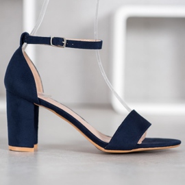 Anesia Paris Magas sarkú szandál kék 2