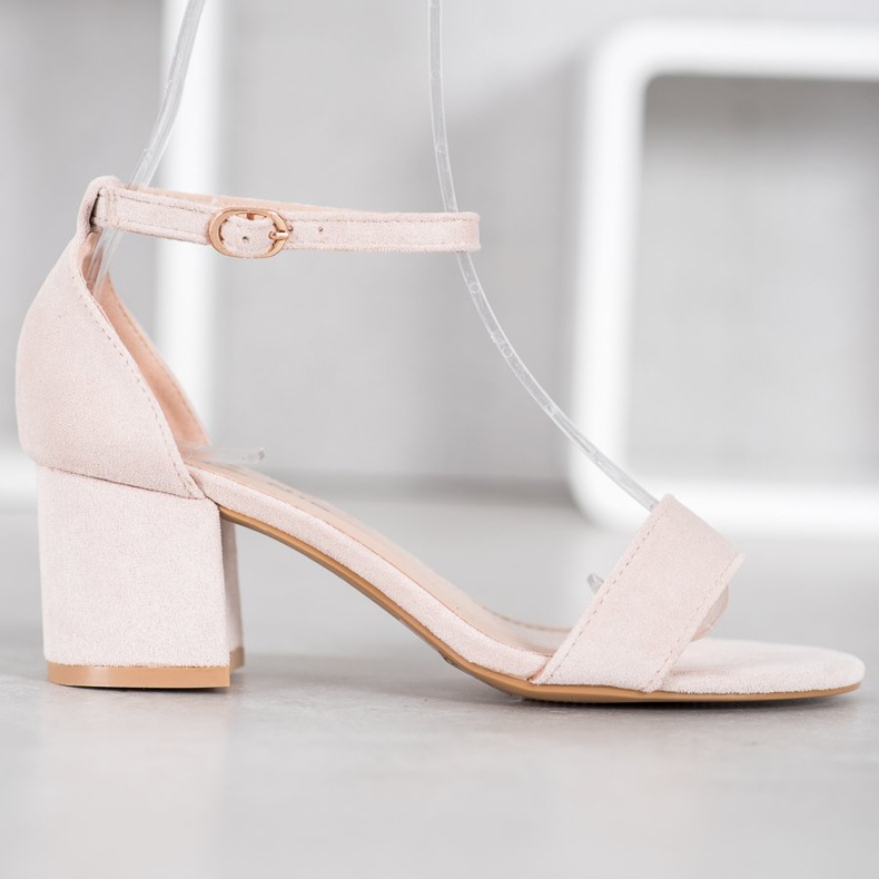 Nio Nio Kényelmes szandál a bárban barna 2