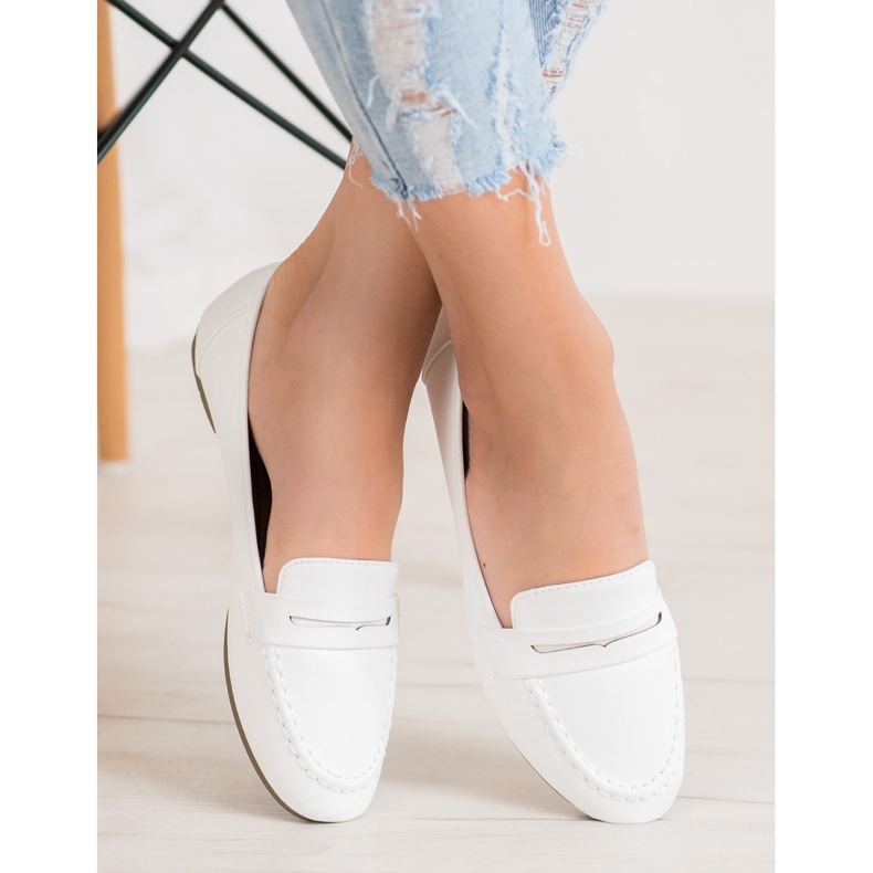 Diamantique Fehér cipők öko bőrrel 1