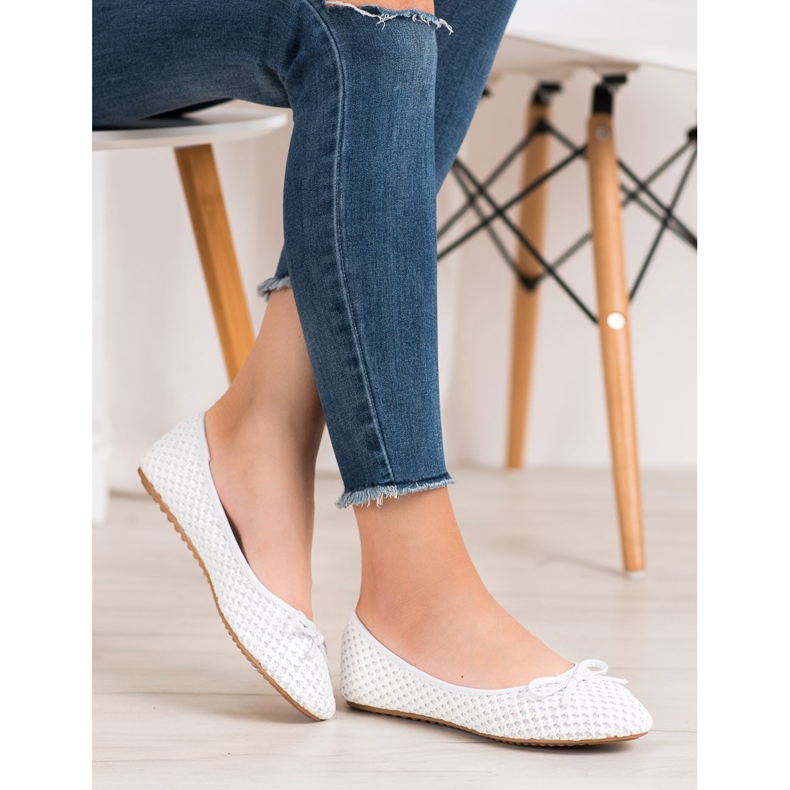 Small Swan Fonott balerinák fehér 1