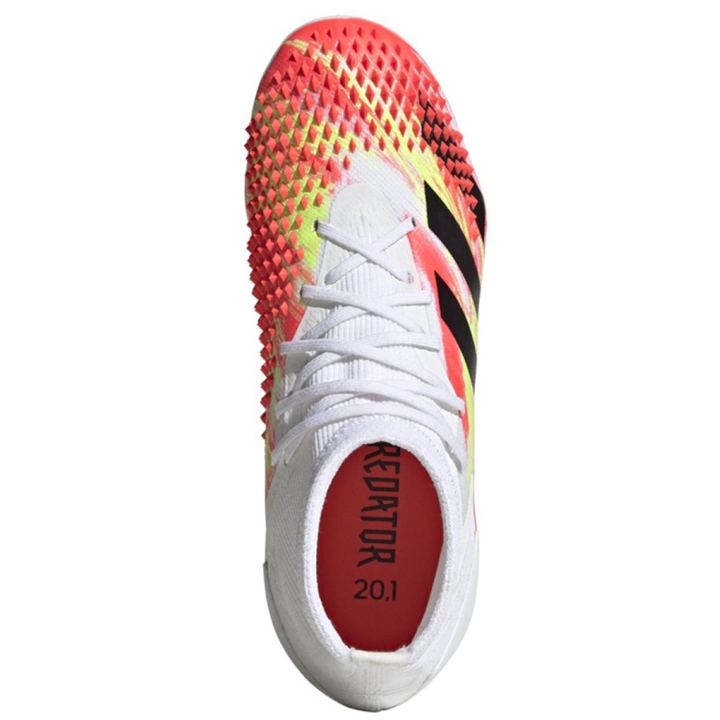 Adidas Predator Dracon 20.1 Fg Jr EG1608 futballcipő sokszínű fehér 2