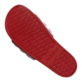 Adidas Adilette Comfort Adj M EG1346 papucs fehér piros kék 1