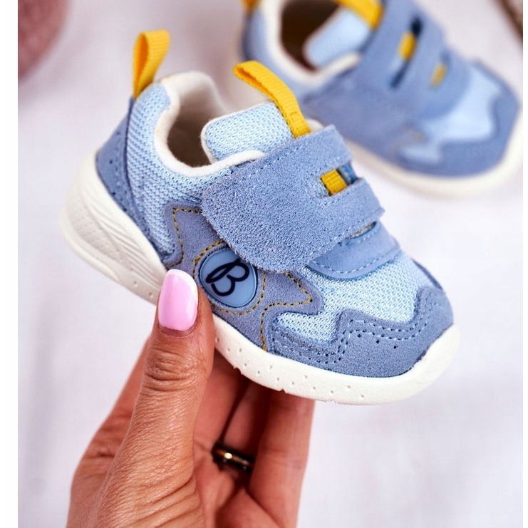 Apawwa Sport Gyermekcipő Tépőzáras Velúr Kék Malbred 1