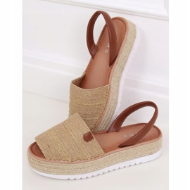 Arany espadrilles szandál WH935 Gold aranysárga 1