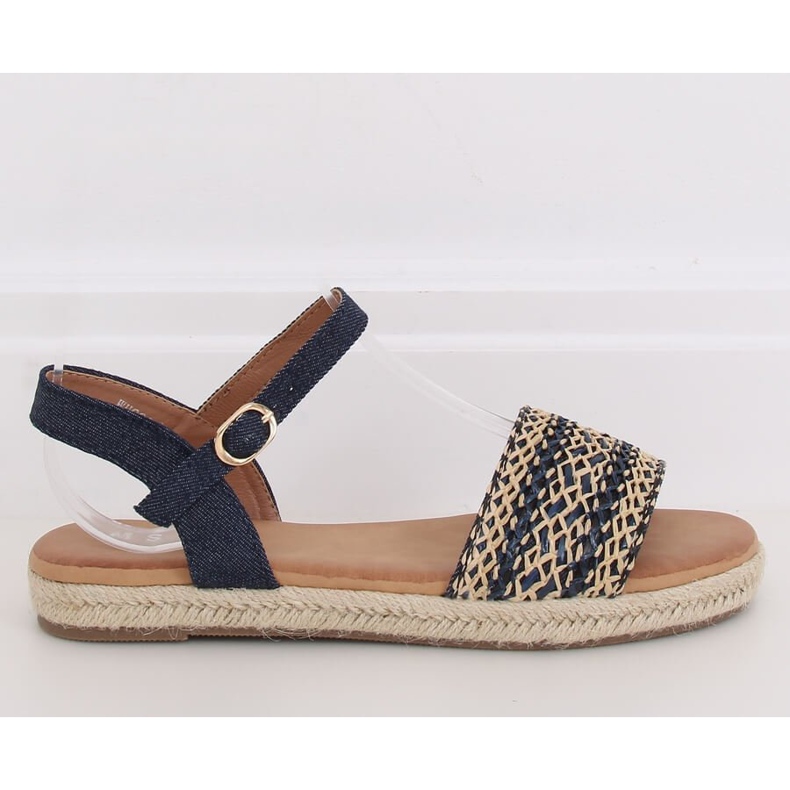 Női szandál espadrilles sötétkék WH933 Denim Blue 1