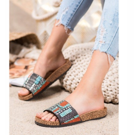 Bona Papucs gyöngyökkel sokszínű 1 Bona Papucs gyöngyökkel sokszínű 1