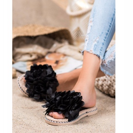 Anesia Paris Stílusos papucs fekete 1