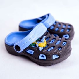 Giolan Gyermek habpapucs Kroks Small Dragon sötétkék kék 1