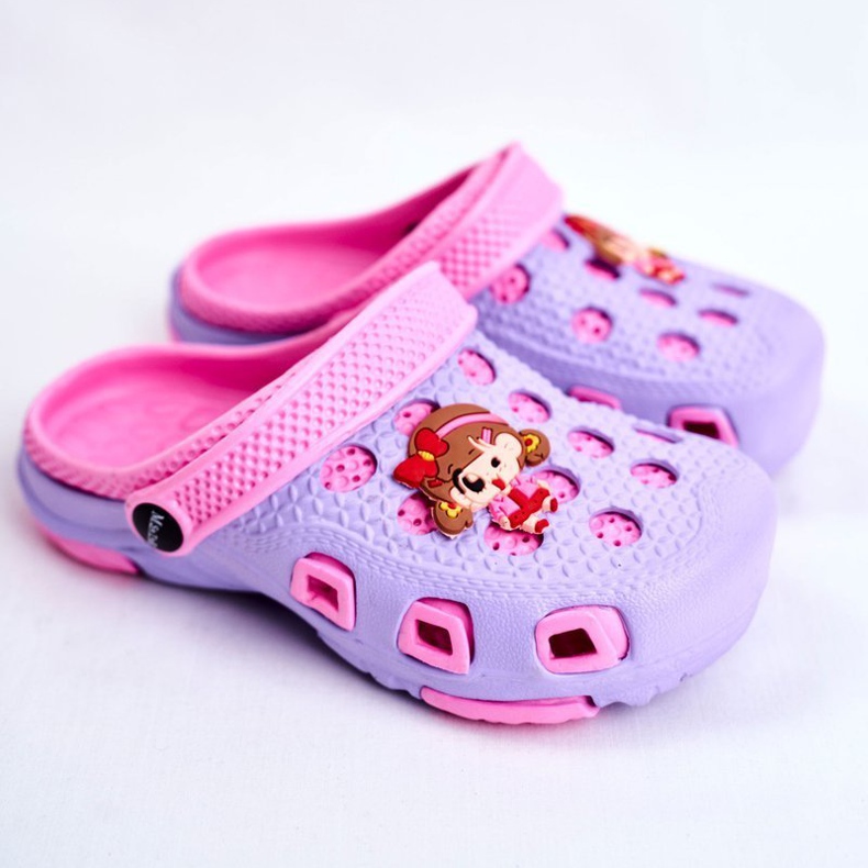 Giolan Gyermek papucs hab Crocs Violet Girl ibolya rózsaszín 1 Giolan Gyermek papucs hab Crocs Violet Girl ibolya rózsaszín 1