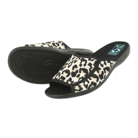 Adanex 13795 párduc női papucs bézs fekete 3