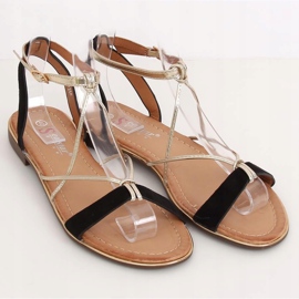 Fekete női szandál JH125P Fekete 1