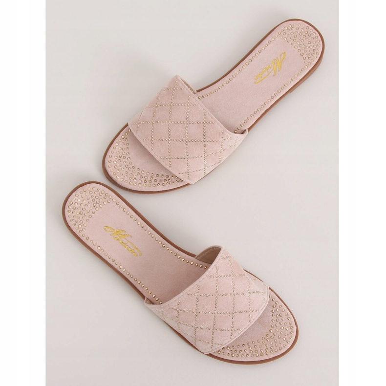 Rózsaszín női rózsaszín papucs Q-85 Pink 1