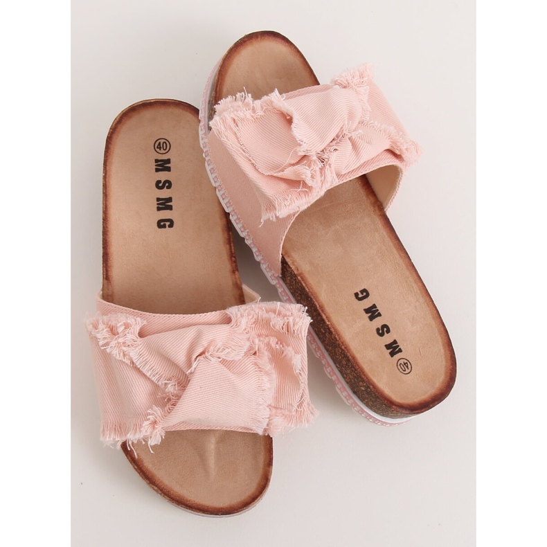 Rózsaszín női rózsaszín papucs WS9023 Pink 1 Rózsaszín női rózsaszín papucs WS9023 Pink 1