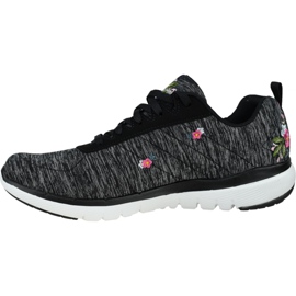 Skechers Flex Appeal 3.0 W 13074-BKW fekete 1