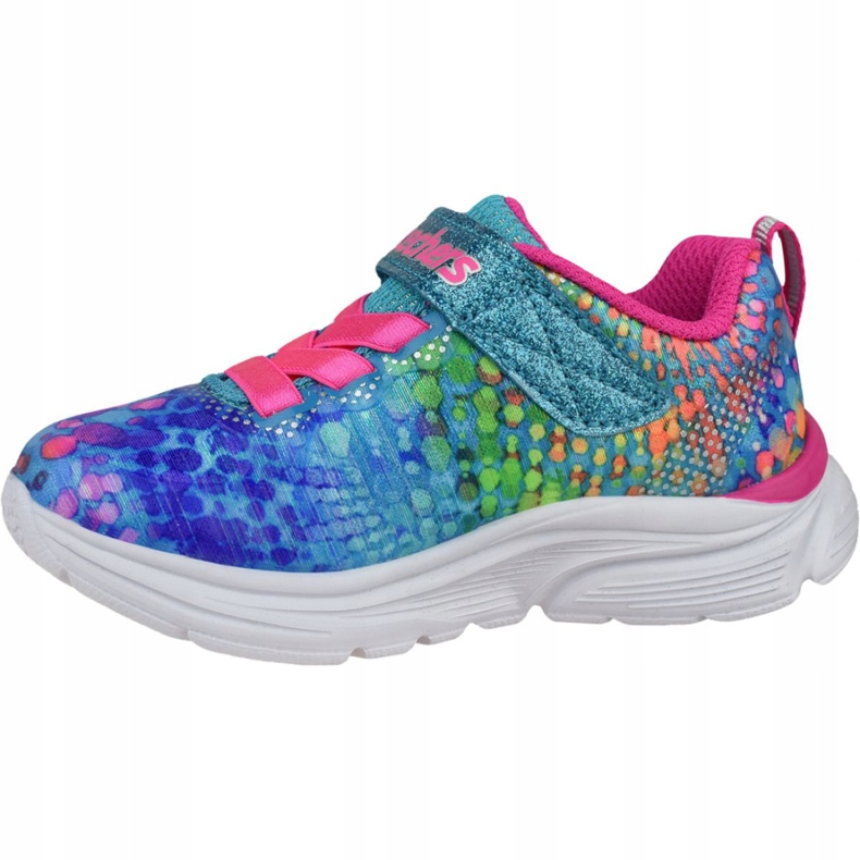 Skechers Wavy-Lites Jr 81385N-MLT sokszínű zöld 1 Skechers Wavy-Lites Jr 81385N-MLT sokszínű zöld 1