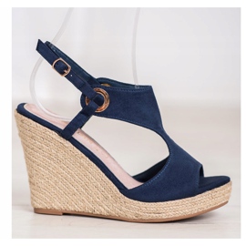 Goodin Zárt Espadrilles szandál sötétkék kék 2