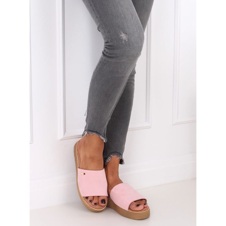 Rózsaszín női rózsaszín papucs G-576 Pink 2