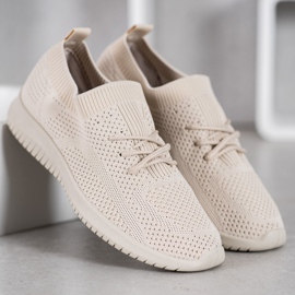 SHELOVET Alacsony sportcipő barna 1