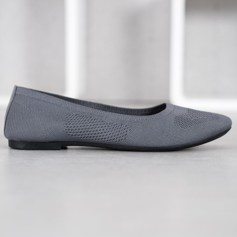 BAOLIKANG Szürke áttört balerinák 2