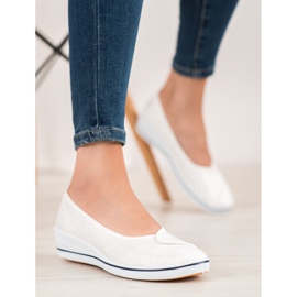 Comer Balerinák csillogással fehér 1 Comer Balerinák csillogással fehér 1