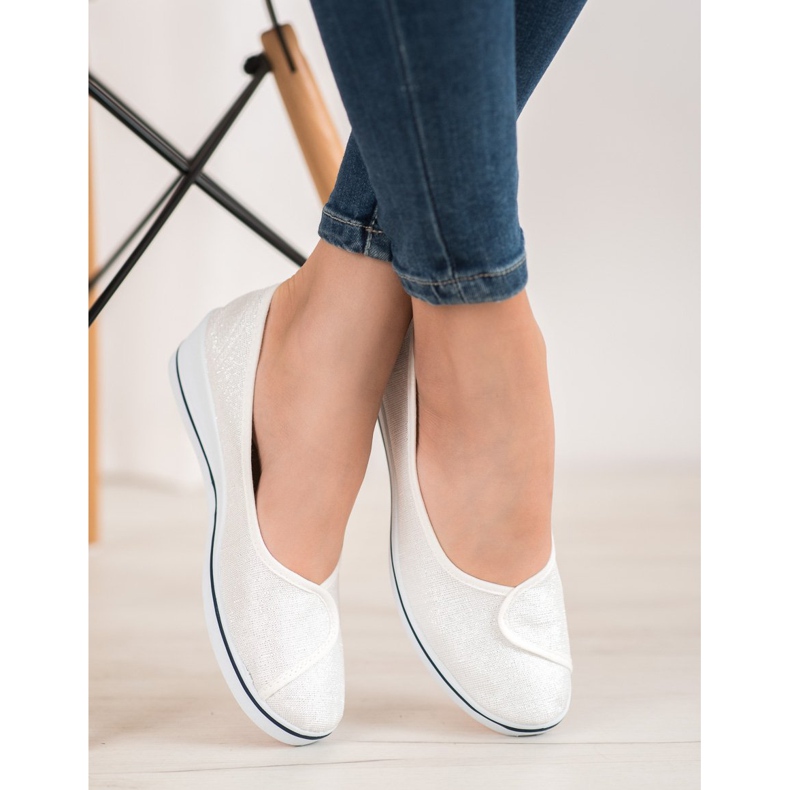 Comer Balerinák csillogással fehér 2 Comer Balerinák csillogással fehér 2