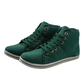 Divatos TL362 magas tornacipő zöld 2
