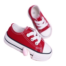 FRROCK Gyermek Red Filemon Classic cipők fehér piros 2