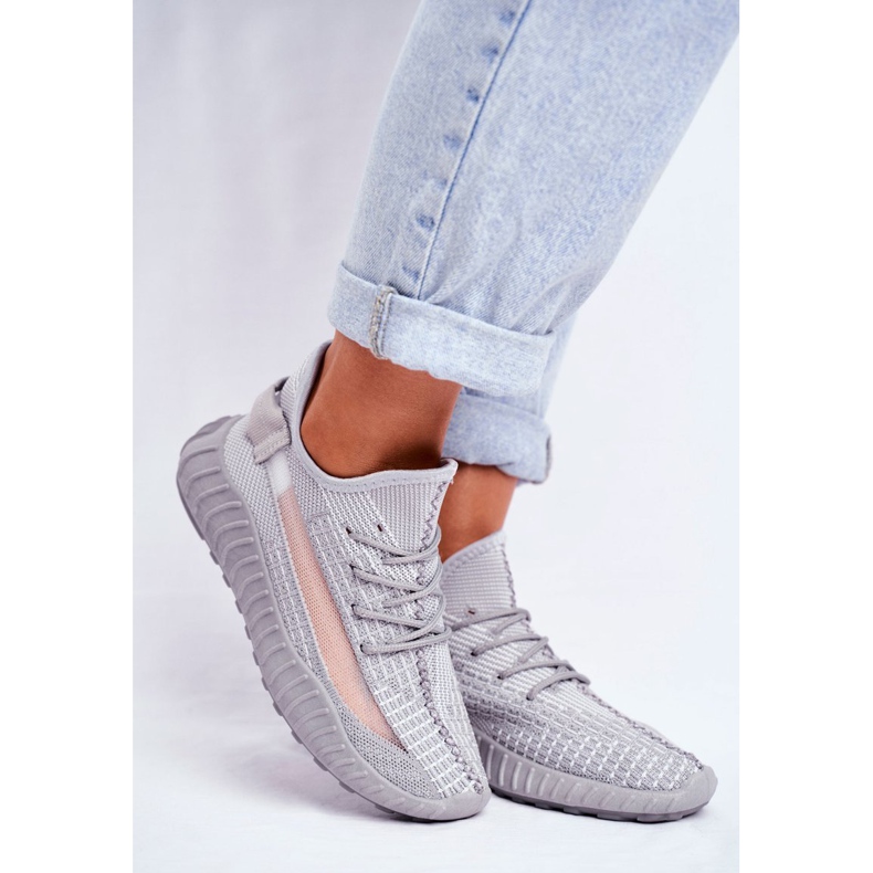 Női sportcipő, világos, szellős szürke Lumiere 1